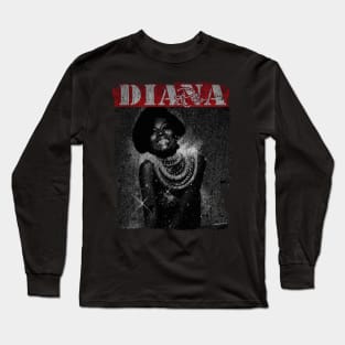 TEXTURE ART - DIANA ROSS  SMILE Long Sleeve T-Shirt